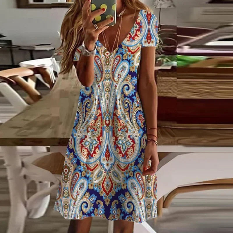 GLORIA | ELEGANT VINTAGE-INSPIRED TUMMY-COVERAGE DRESS