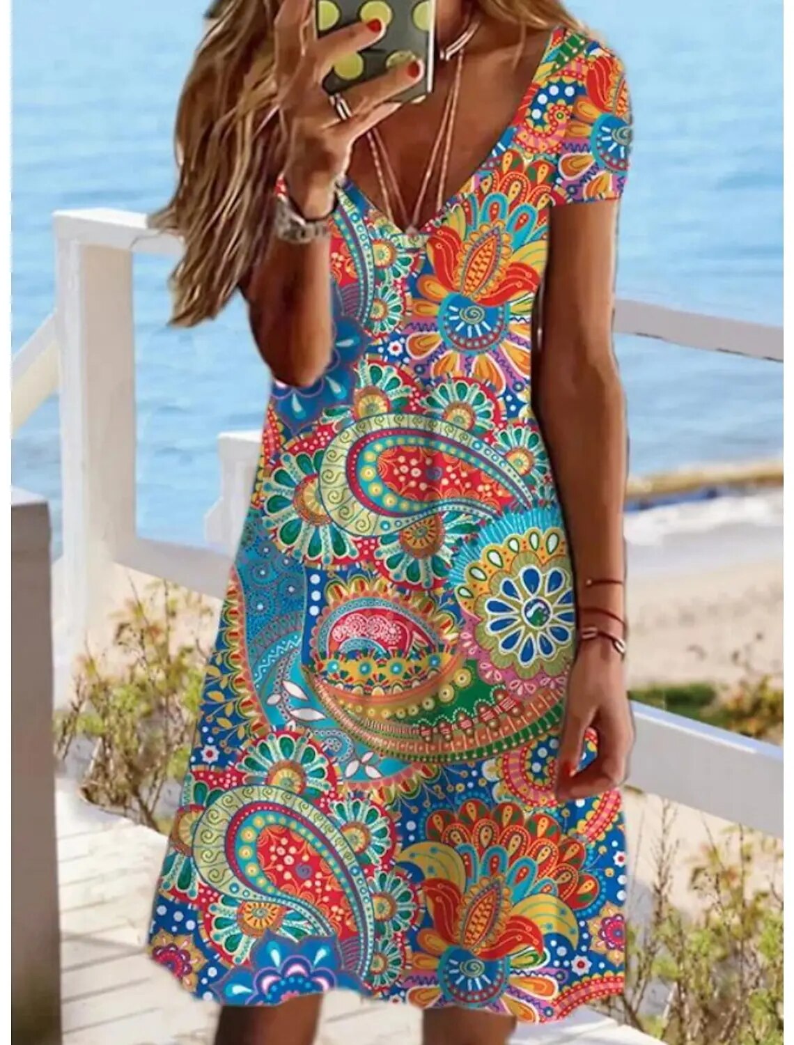 ELIZA | EFFORTLESSLY ELEGANT FLORAL A-LINE DRESS