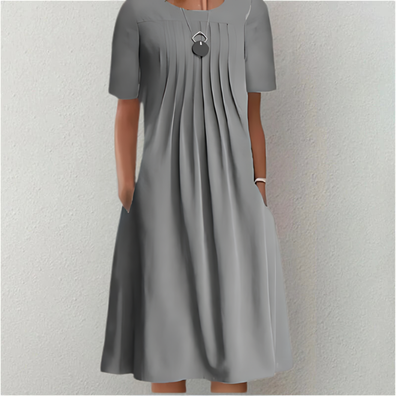 LESLIE | ELEGANT TUMMY-COVERAGE DRESS