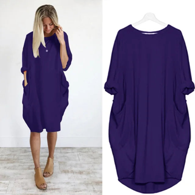 JESSA | ELEGANT EVERYDAY TUMMY-COVERAGE DRESS