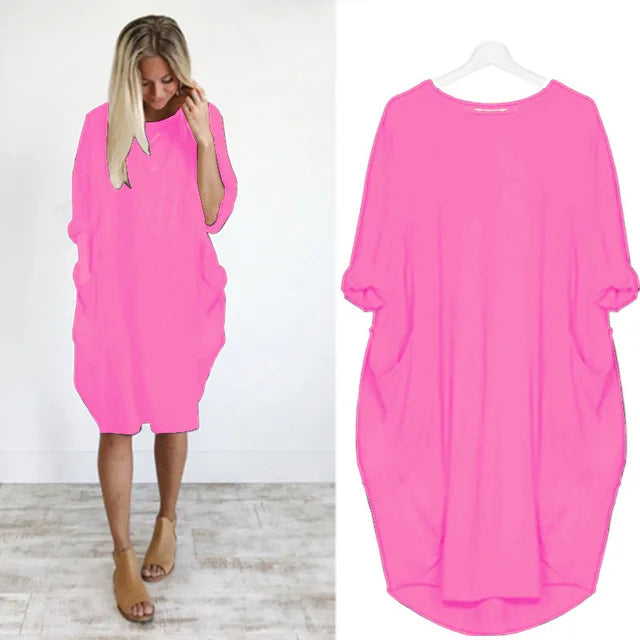 JESSA | ELEGANT EVERYDAY TUMMY-COVERAGE DRESS