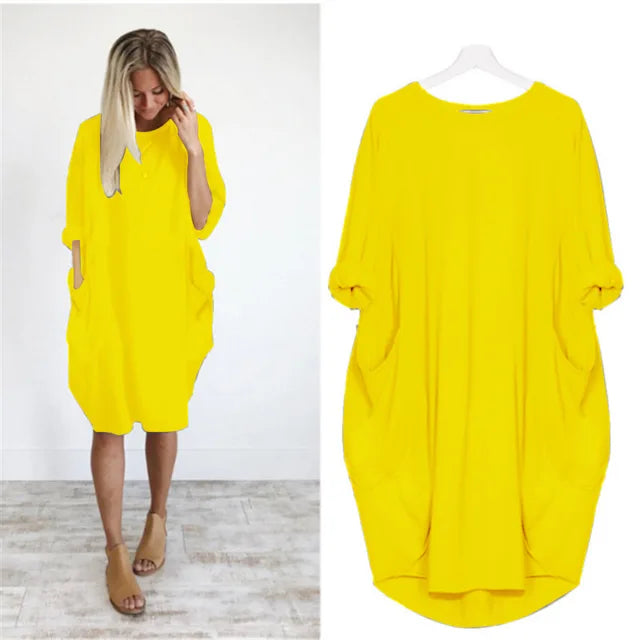 JESSA | ELEGANT EVERYDAY TUMMY-COVERAGE DRESS