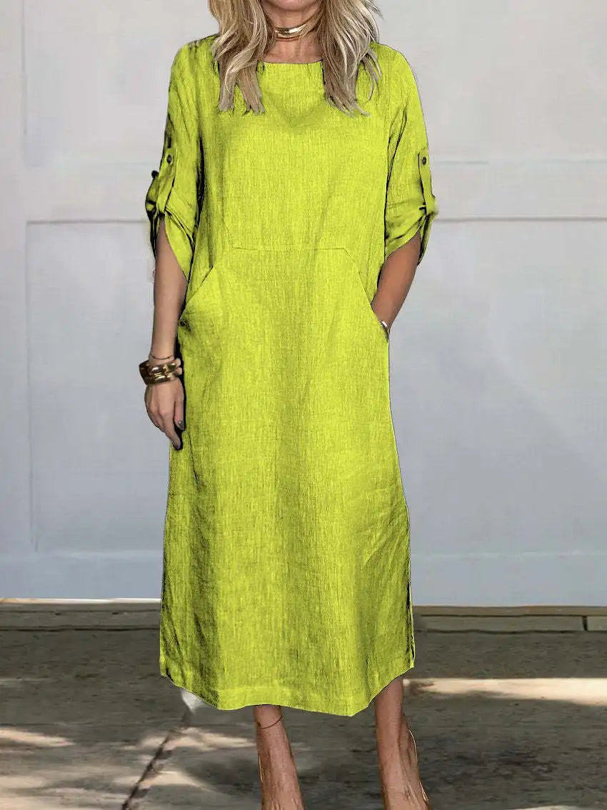 ARIA | ELEGANT TUMMY-COVERAGE DRESS