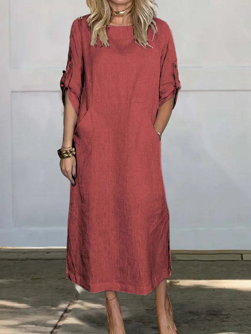 ARIA | ELEGANT TUMMY-COVERAGE DRESS