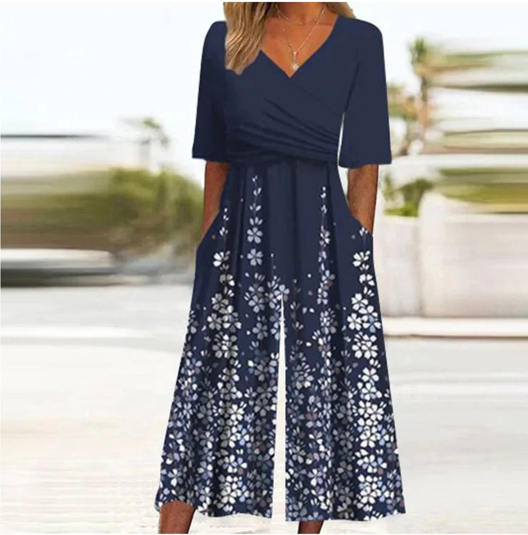 ESTHER | ELEGANT WIDE-LEG TUMMY-COVERAGE JUMPSUIT