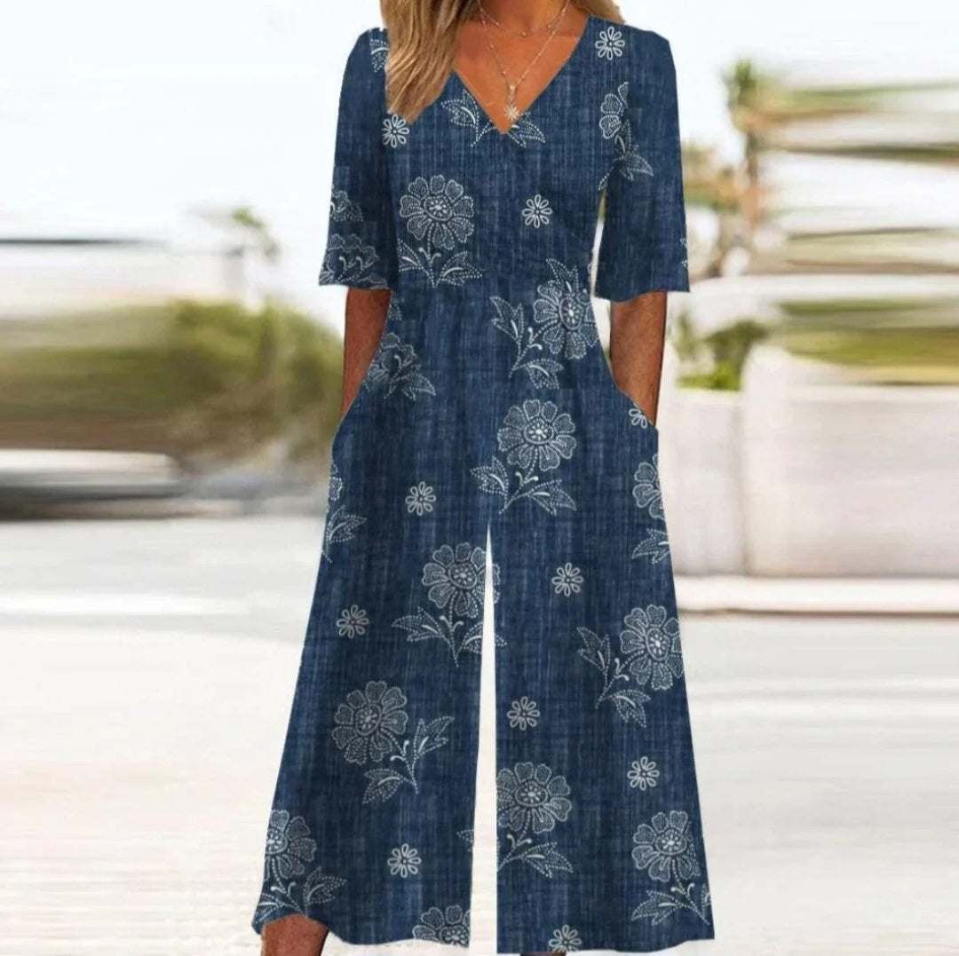ESTHER | ELEGANT WIDE-LEG TUMMY-COVERAGE JUMPSUIT