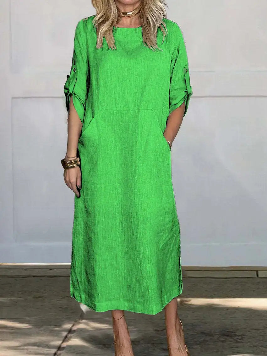 ARIA | ELEGANT TUMMY-COVERAGE DRESS