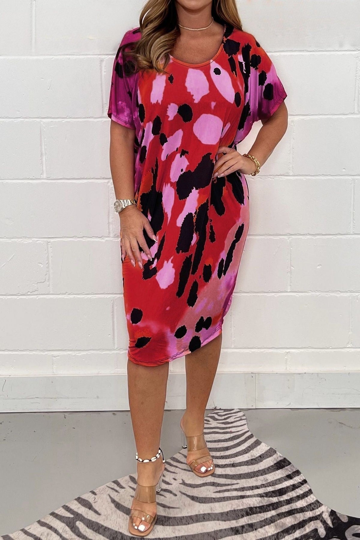ANNE | ELEGANT FLOWING TUMMY-COVERAGE SUMMER DRESS