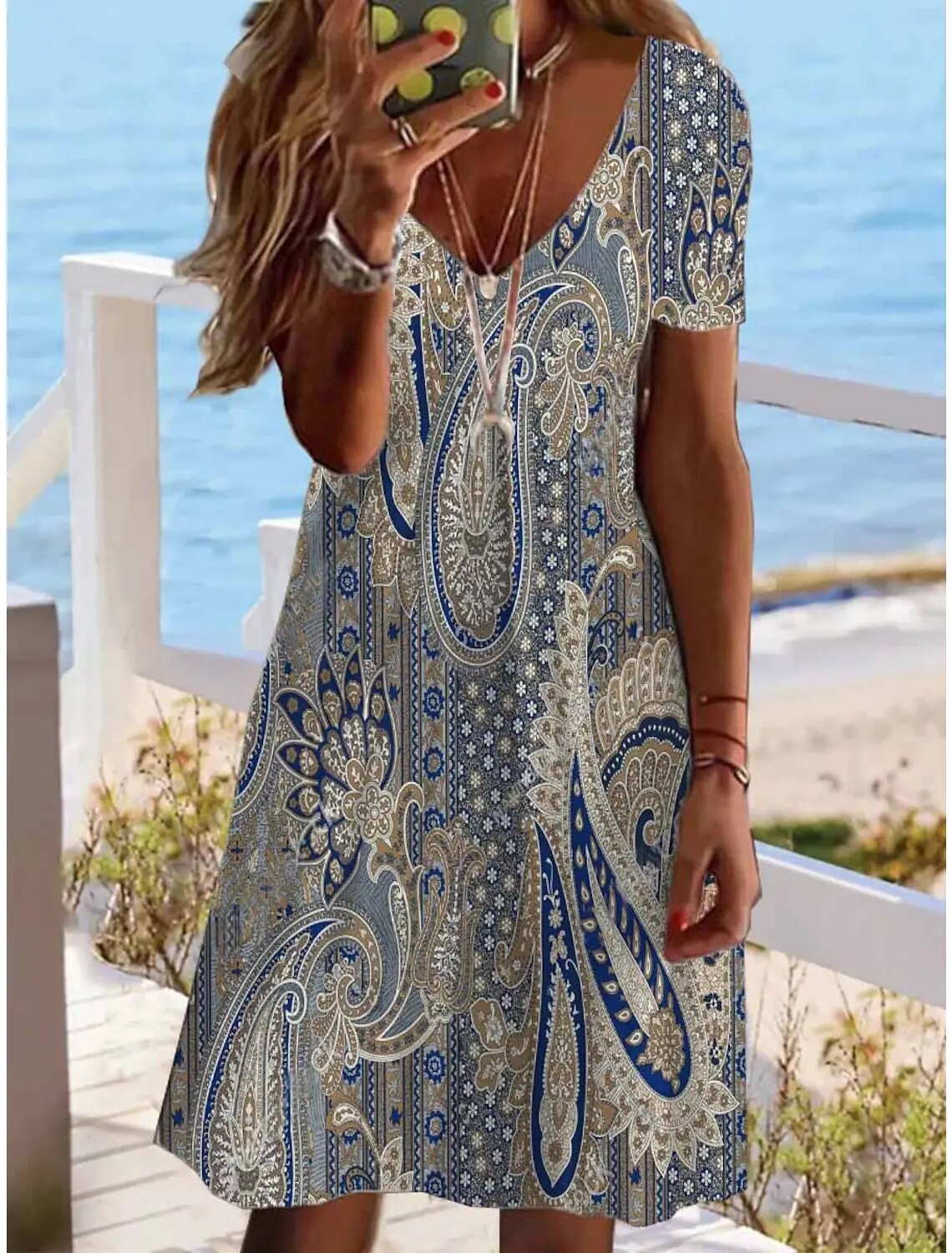 ELIZA | EFFORTLESSLY ELEGANT FLORAL A-LINE DRESS