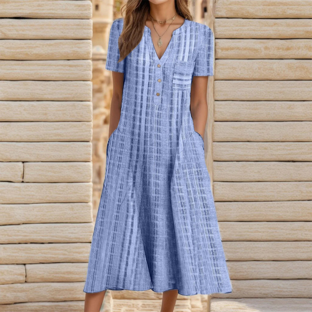 LORA | ELEGANT TUMMY-COVERAGE MISCHIEF DRESS