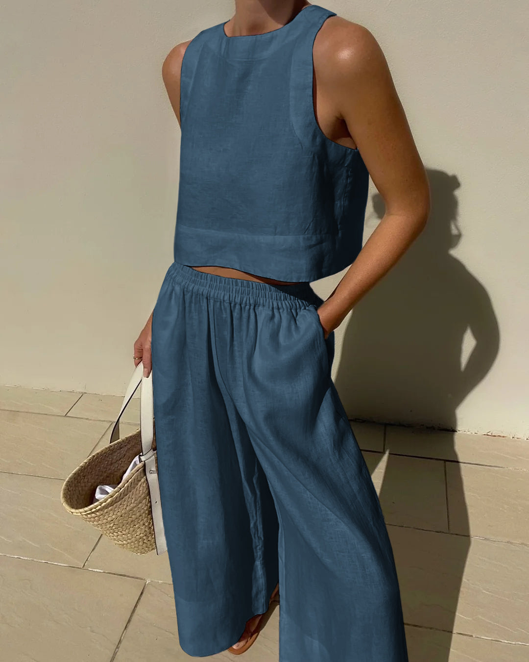 AMELIA | ELEGANT TUMMY-COVERAGE TWO-PIECE SET