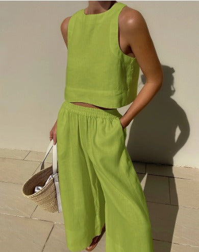 AMELIA | ELEGANT TUMMY-COVERAGE TWO-PIECE SET