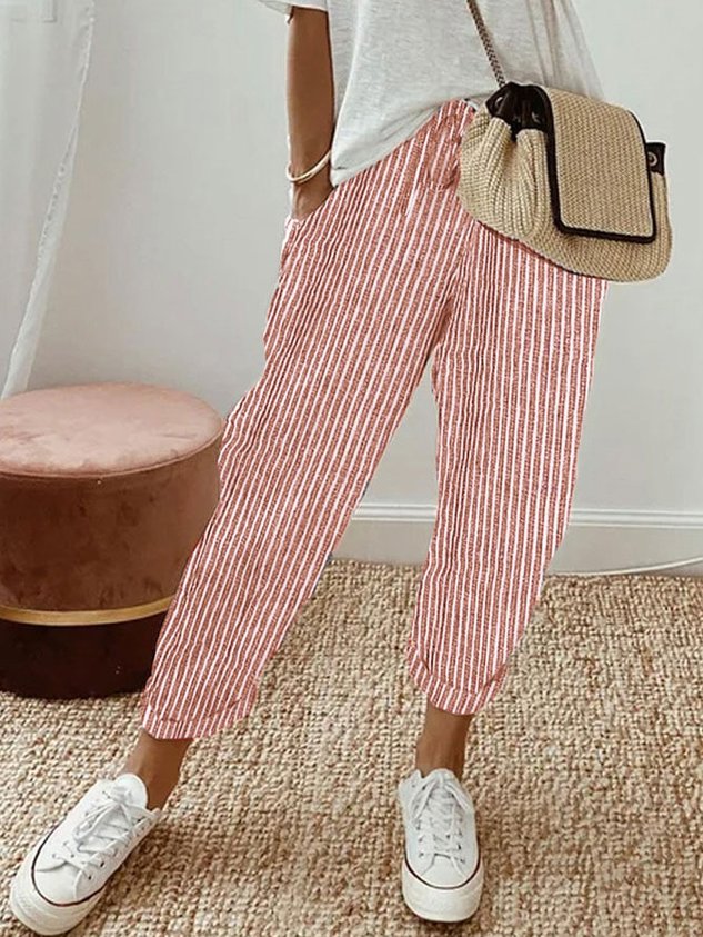 HANNAH | ELEGANT LIGHTWEIGHT LEISURE PANTS WITH HIGH WAIST
