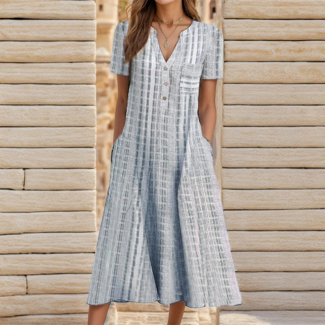 LORA | ELEGANT TUMMY-COVERAGE MISCHIEF DRESS