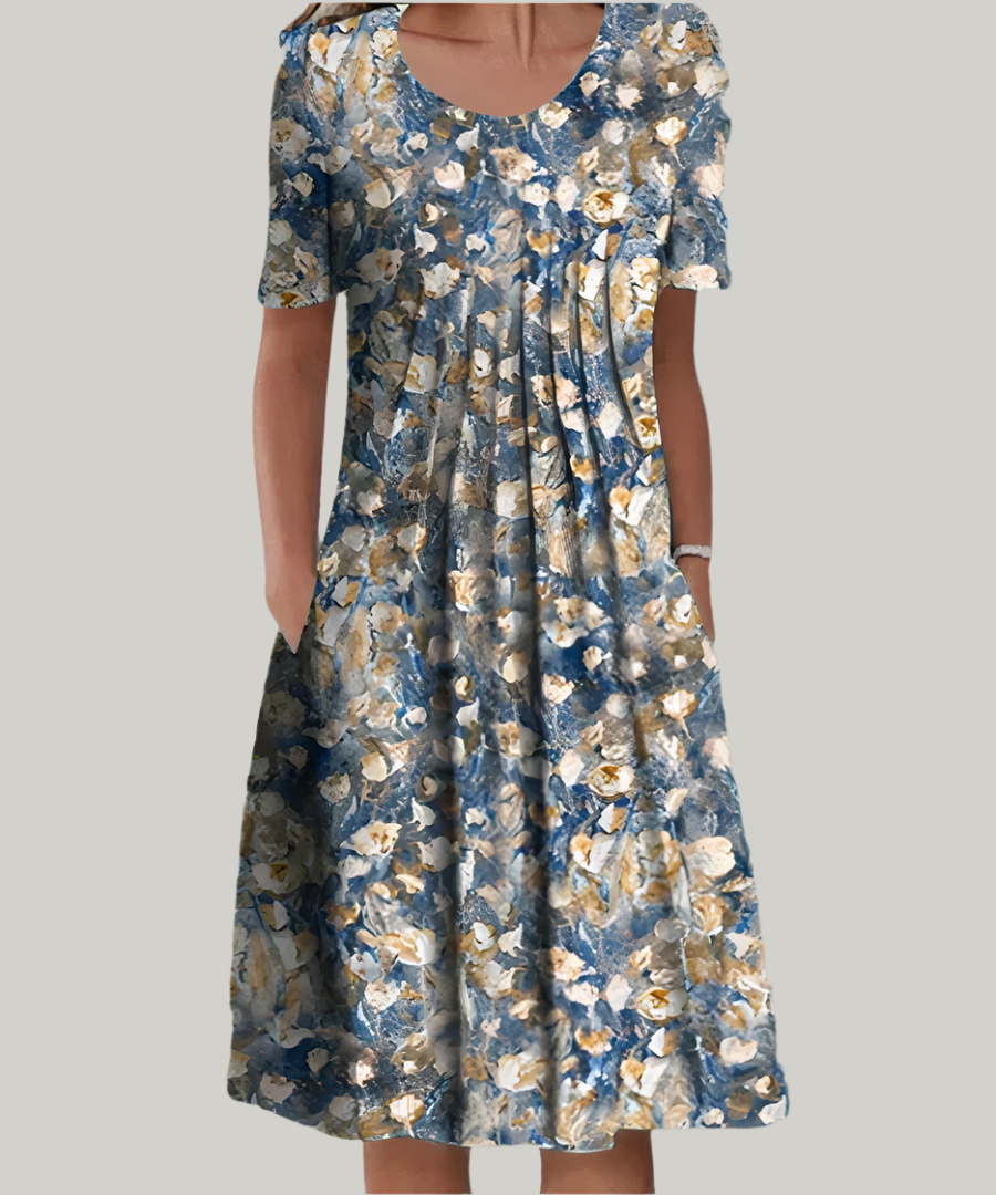 TINA | ELEGANT TUMMY-COVERAGE DRESS