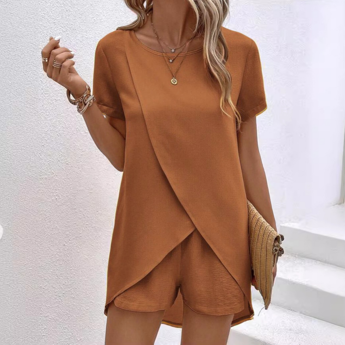 AMALIA | ELEGANT TUMMY-COVERAGE LOUNGE SET