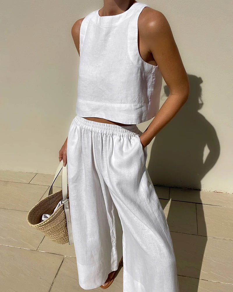 AMELIA | ELEGANT TUMMY-COVERAGE TWO-PIECE SET