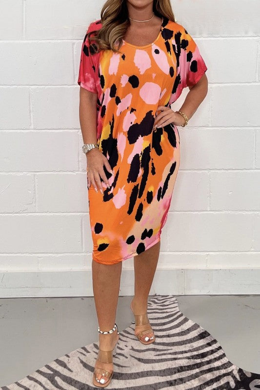 ANNE | ELEGANT FLOWING TUMMY-COVERAGE SUMMER DRESS