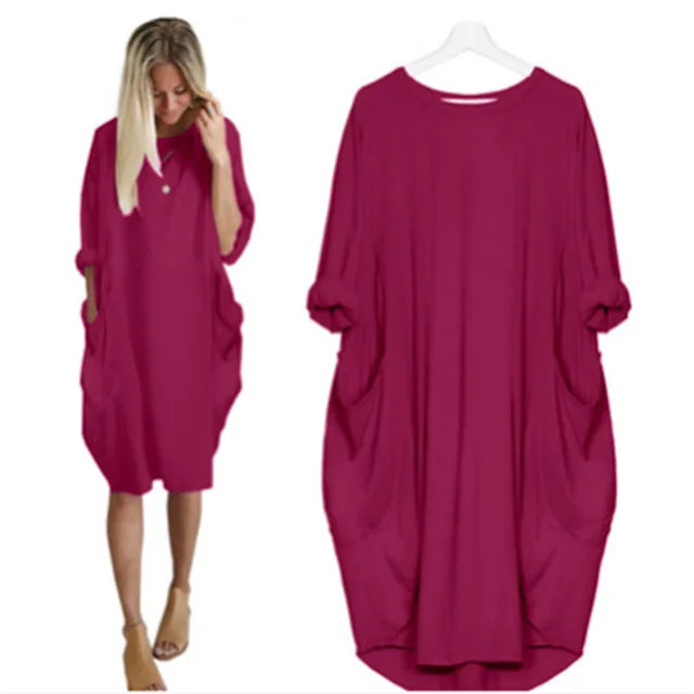 JESSA | ELEGANT EVERYDAY TUMMY-COVERAGE DRESS