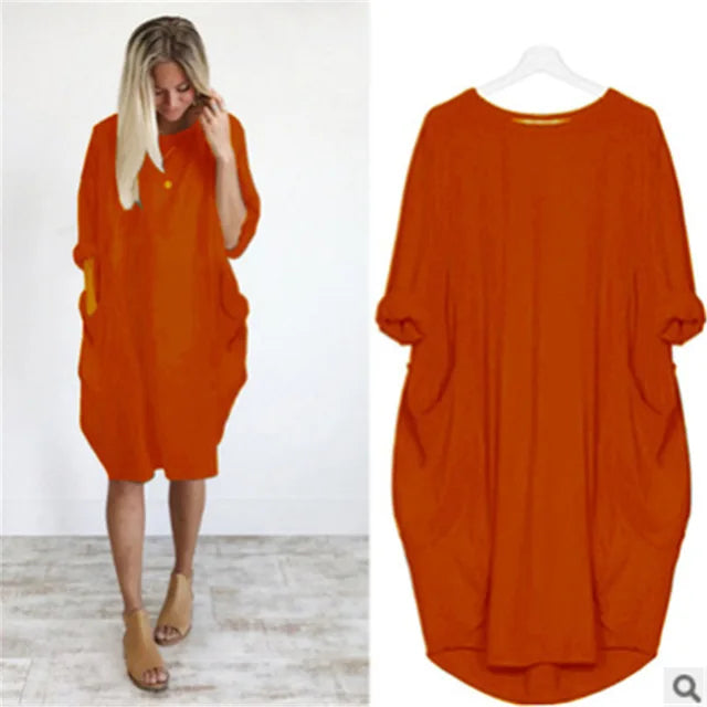 JESSA | ELEGANT EVERYDAY TUMMY-COVERAGE DRESS