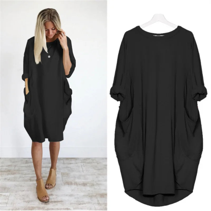 JESSA | ELEGANT EVERYDAY TUMMY-COVERAGE DRESS