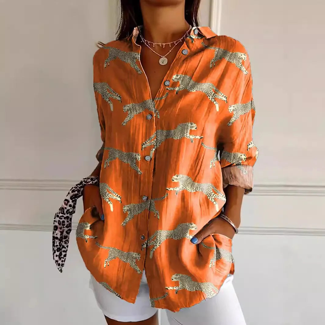 LEONIE | FLORAL SUMMER BLOUSE WITH SOFT FIT