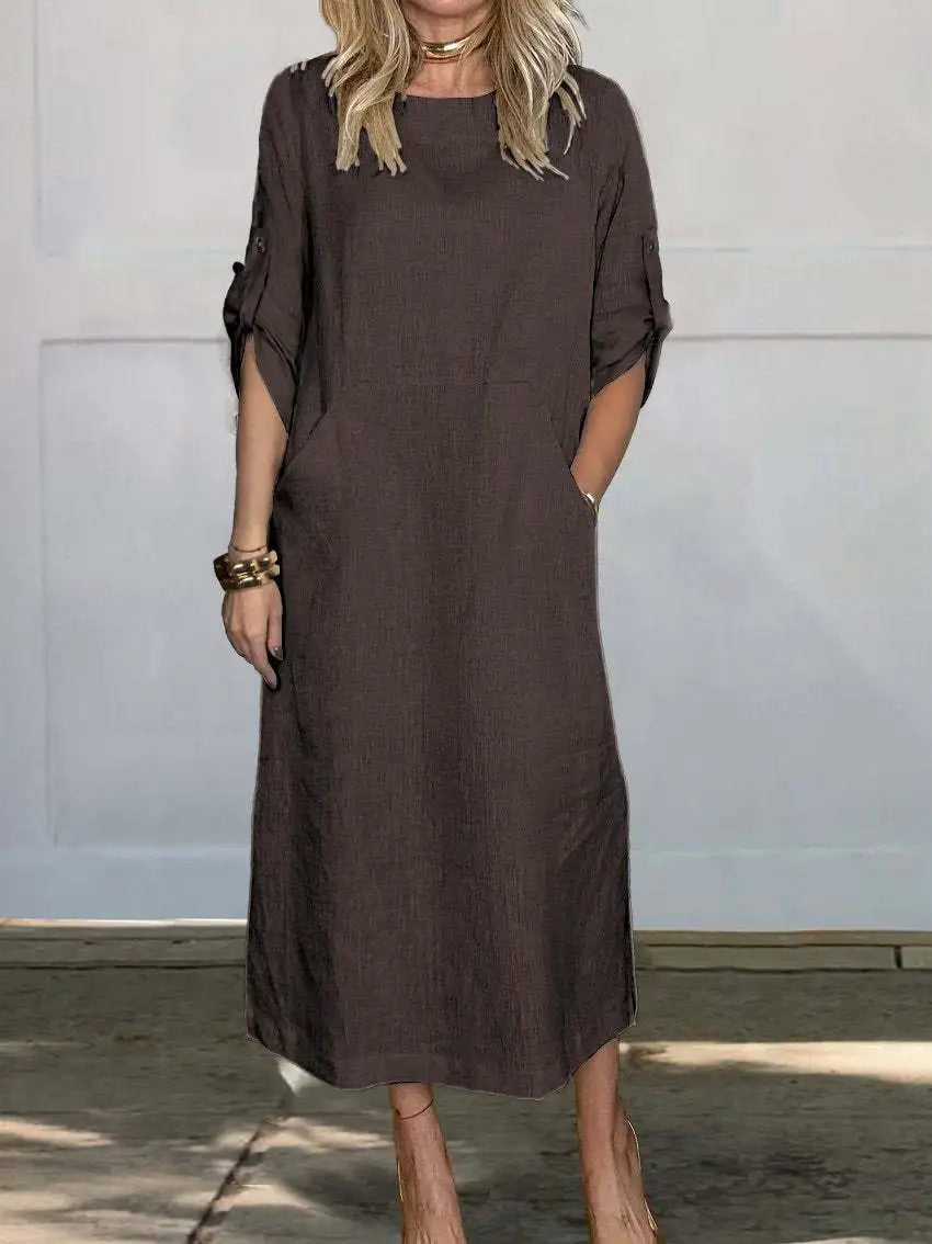 ARIA | ELEGANT TUMMY-COVERAGE DRESS