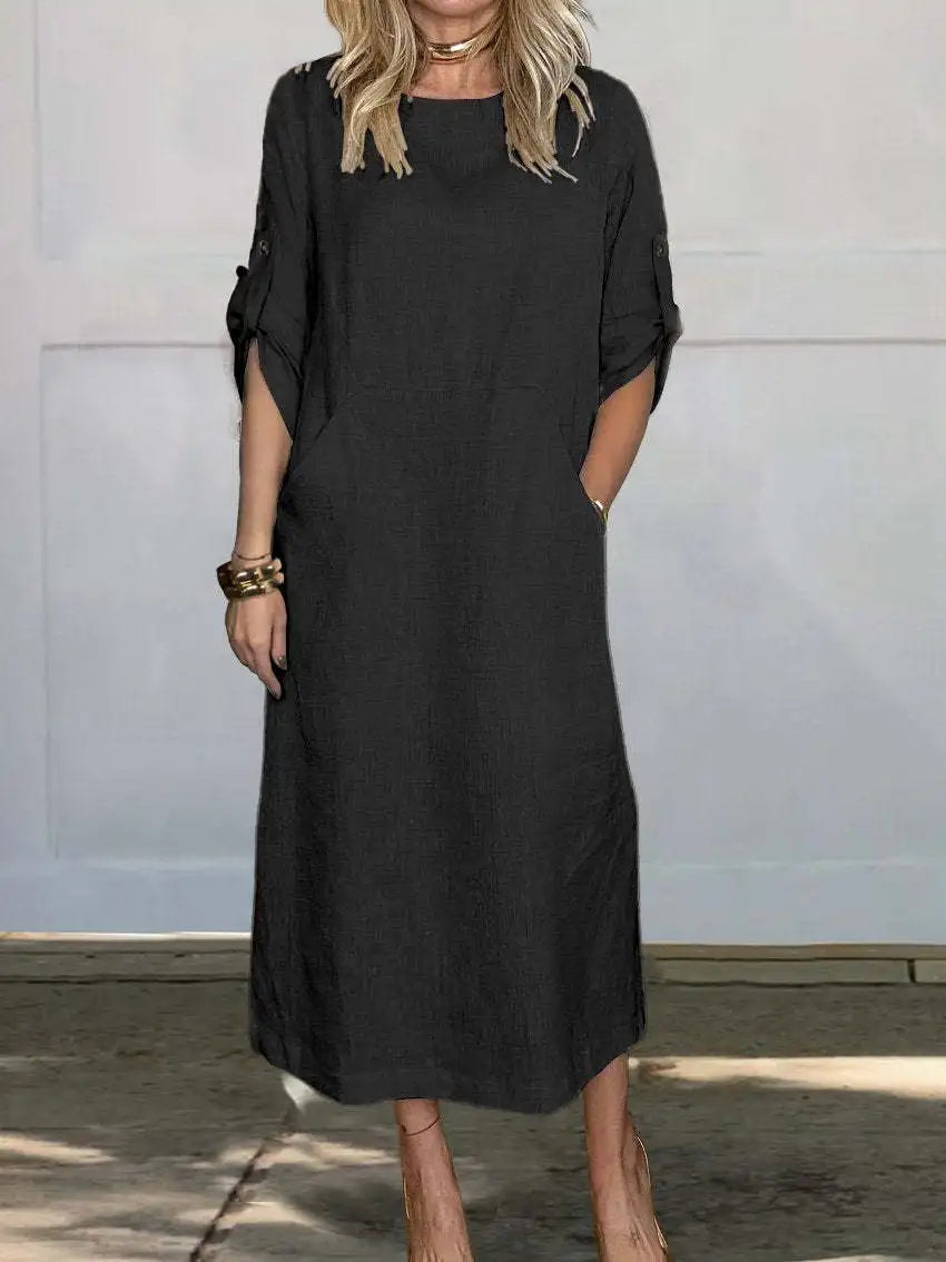 ARIA | ELEGANT TUMMY-COVERAGE DRESS
