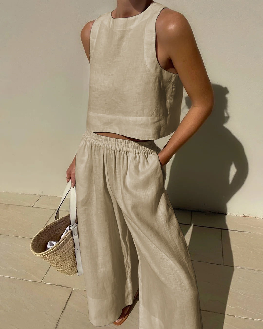 AMELIA | ELEGANT TUMMY-COVERAGE TWO-PIECE SET