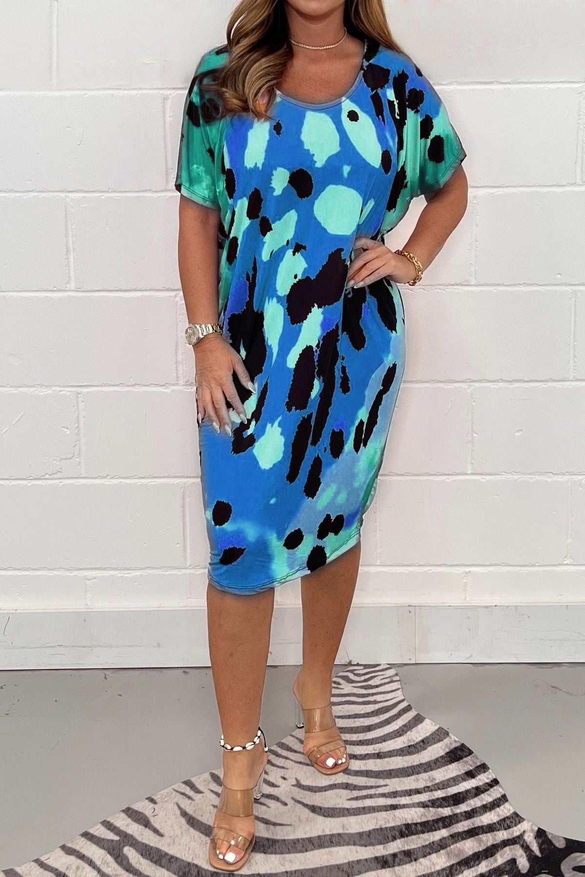 ANNE | ELEGANT FLOWING TUMMY-COVERAGE SUMMER DRESS