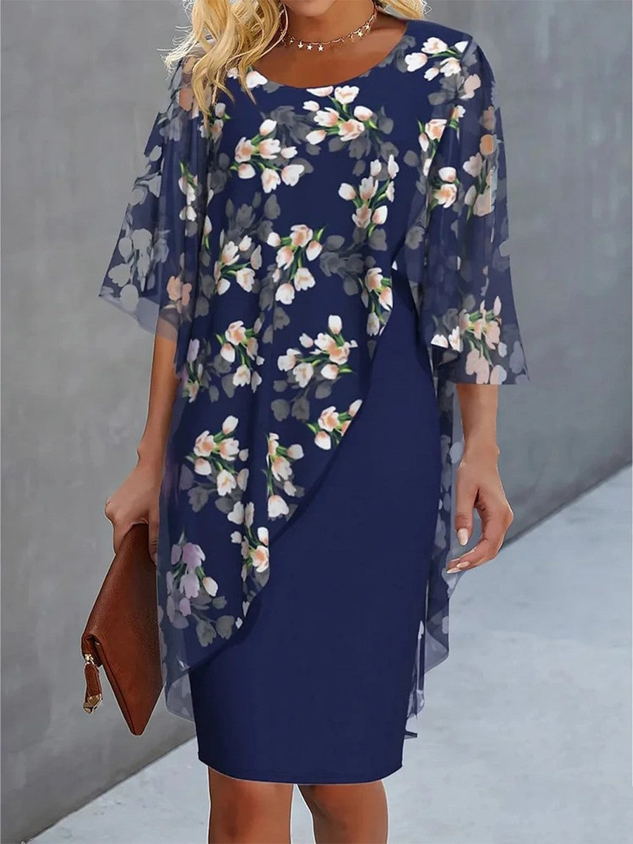 MARIGOLD | ELEGANT FLOWING TUMMY-COVERAGE DRESS