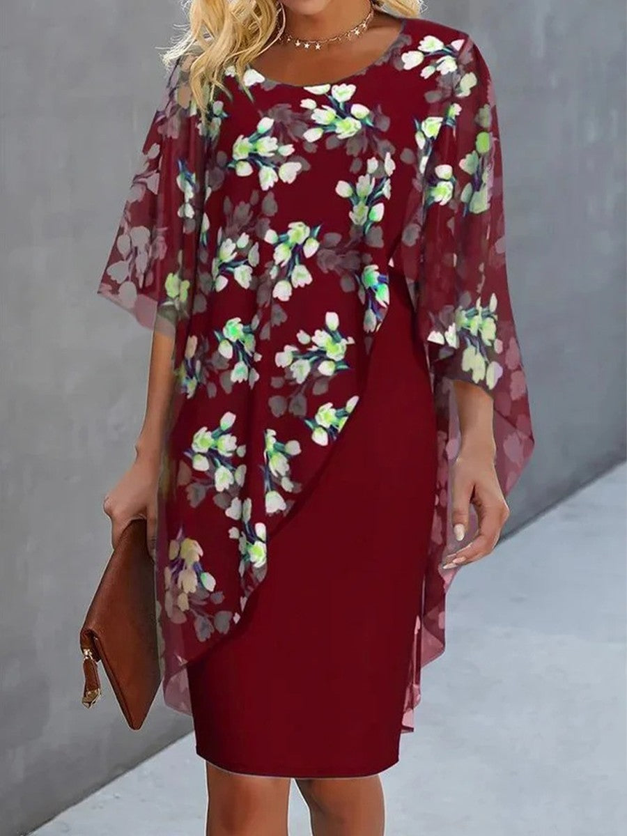 MARIGOLD | ELEGANT FLOWING TUMMY-COVERAGE DRESS