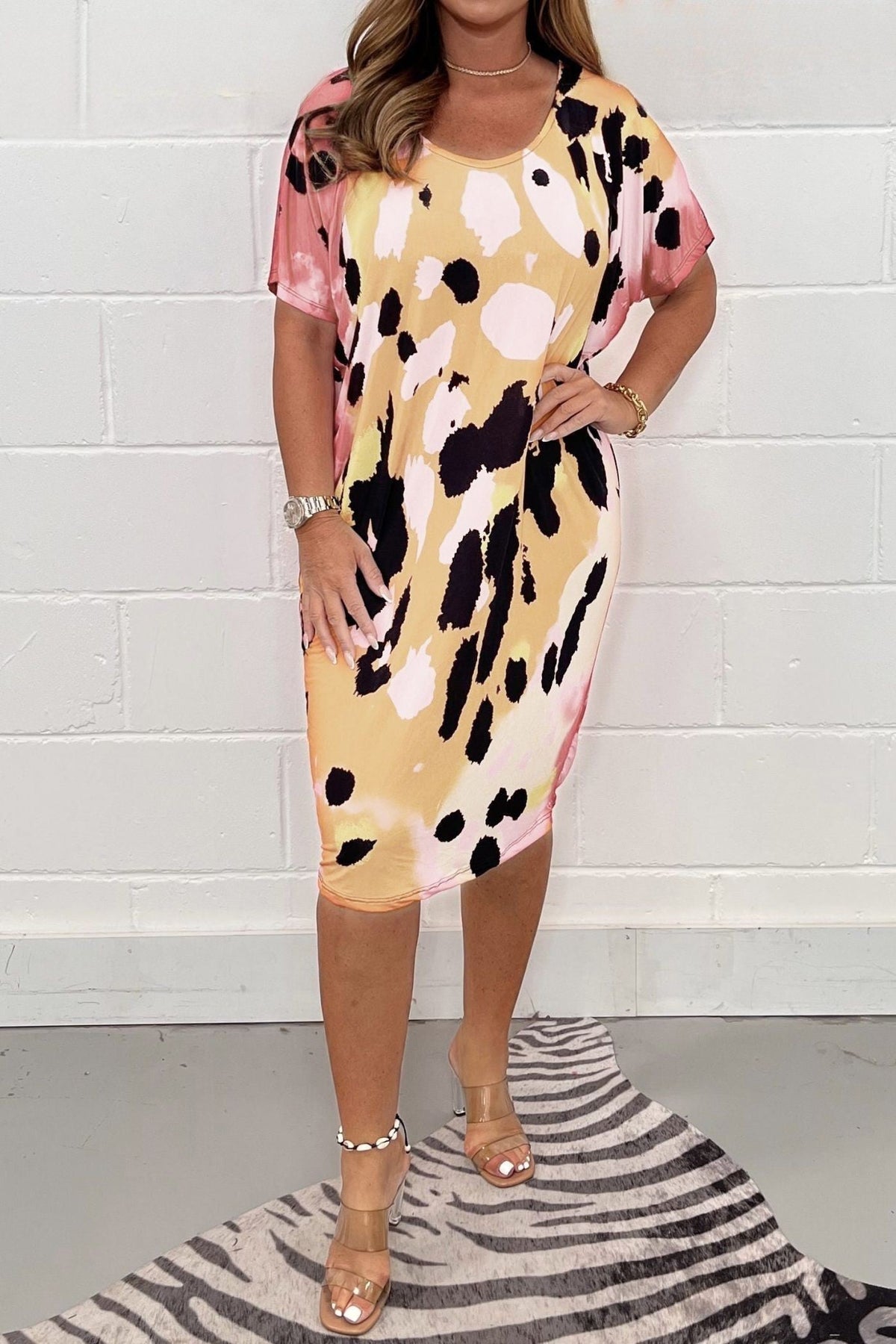ANNE | ELEGANT FLOWING TUMMY-COVERAGE SUMMER DRESS