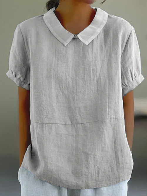 NOELLE | ELEGANT COTTON BUTTON-DOWN SHIRT