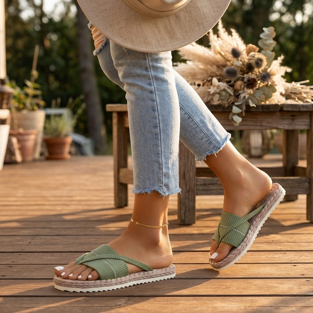 Lunara | Soft Espadrille Comfort Sandals