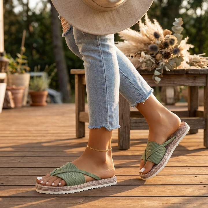 Lunara | Soft Espadrille Comfort Sandals