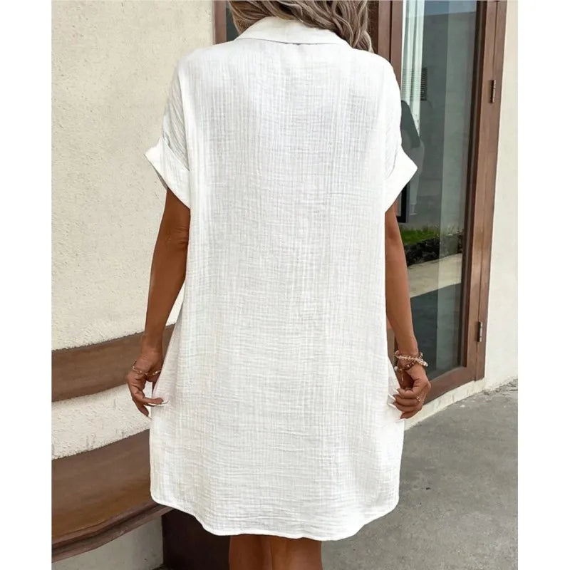 EMILY | ELEGANT TUMMY-COVERAGE SUMMER DRESS