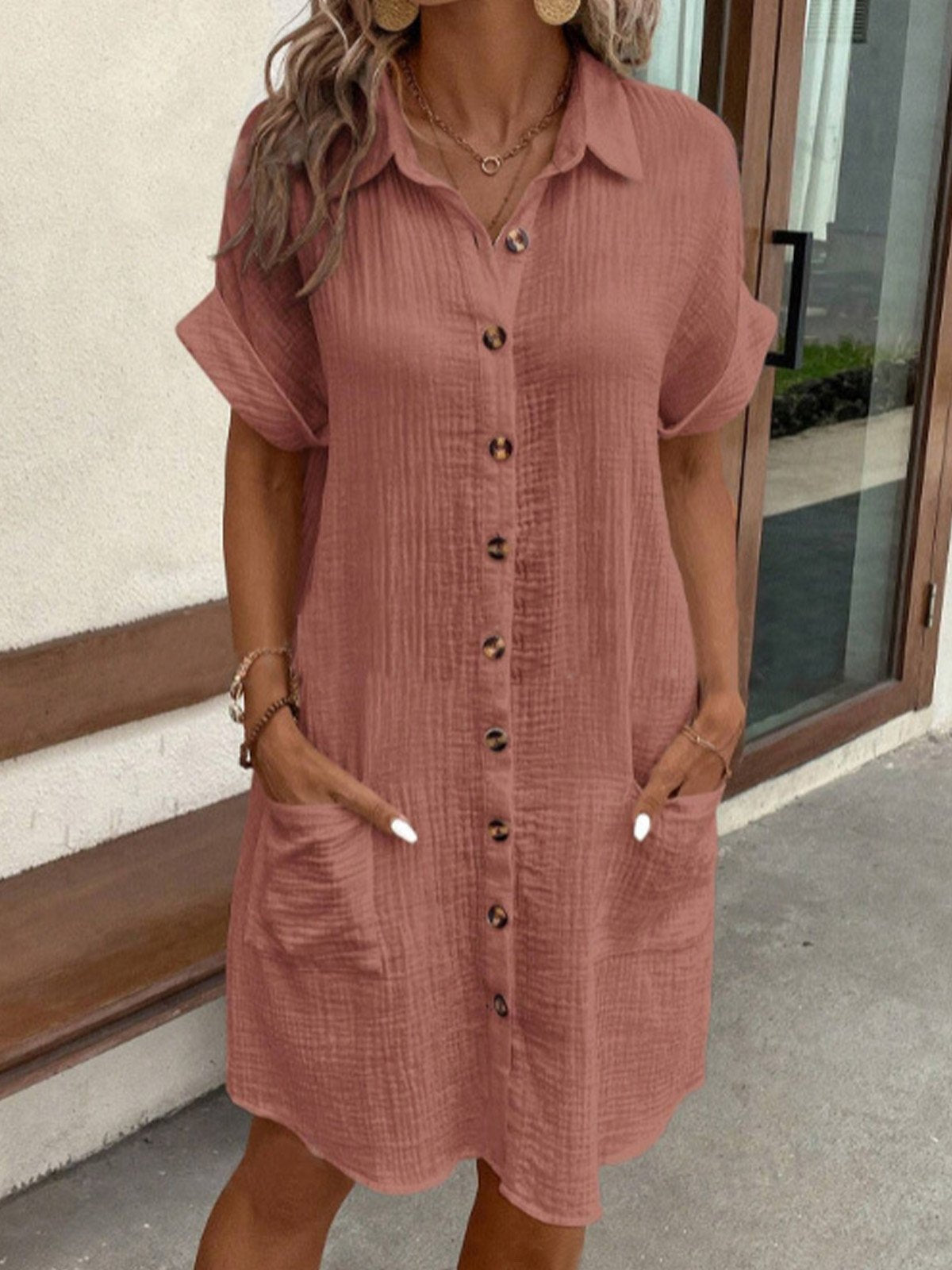 EMILY | ELEGANT TUMMY-COVERAGE SUMMER DRESS