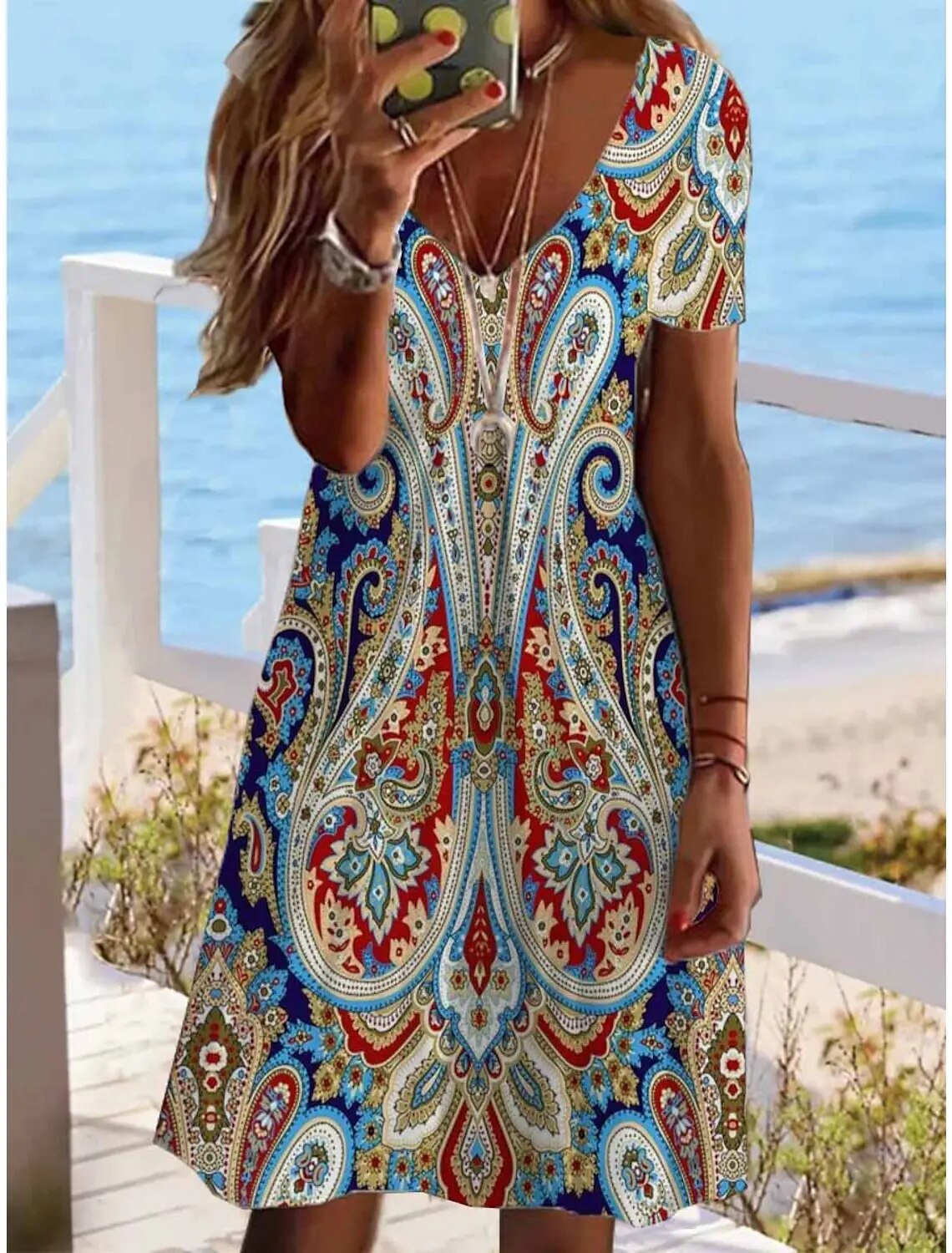 ELIZA | EFFORTLESSLY ELEGANT FLORAL A-LINE DRESS